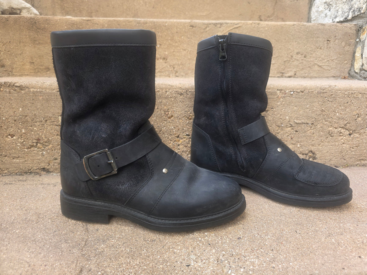 BMW Motorrad Rockster Leather Motorcycle Boots – Men's US 6 / EU 38