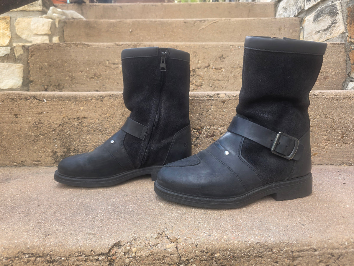 BMW Motorrad Rockster Leather Motorcycle Boots – Men's US 6 / EU 38