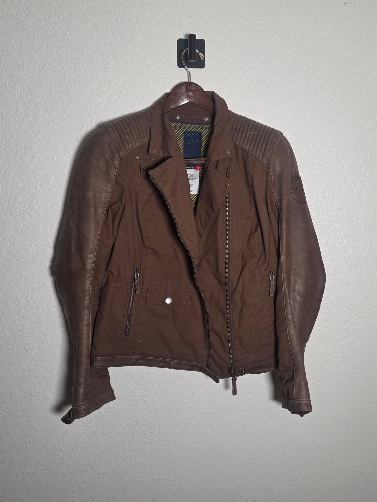 BMW Motorrad Women’s SanDiego Motorcycle Jacket – Brown – Size 42