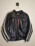 BMW Motorrad TwinStripes Leather Motorcycle Jacket – Men’s Large