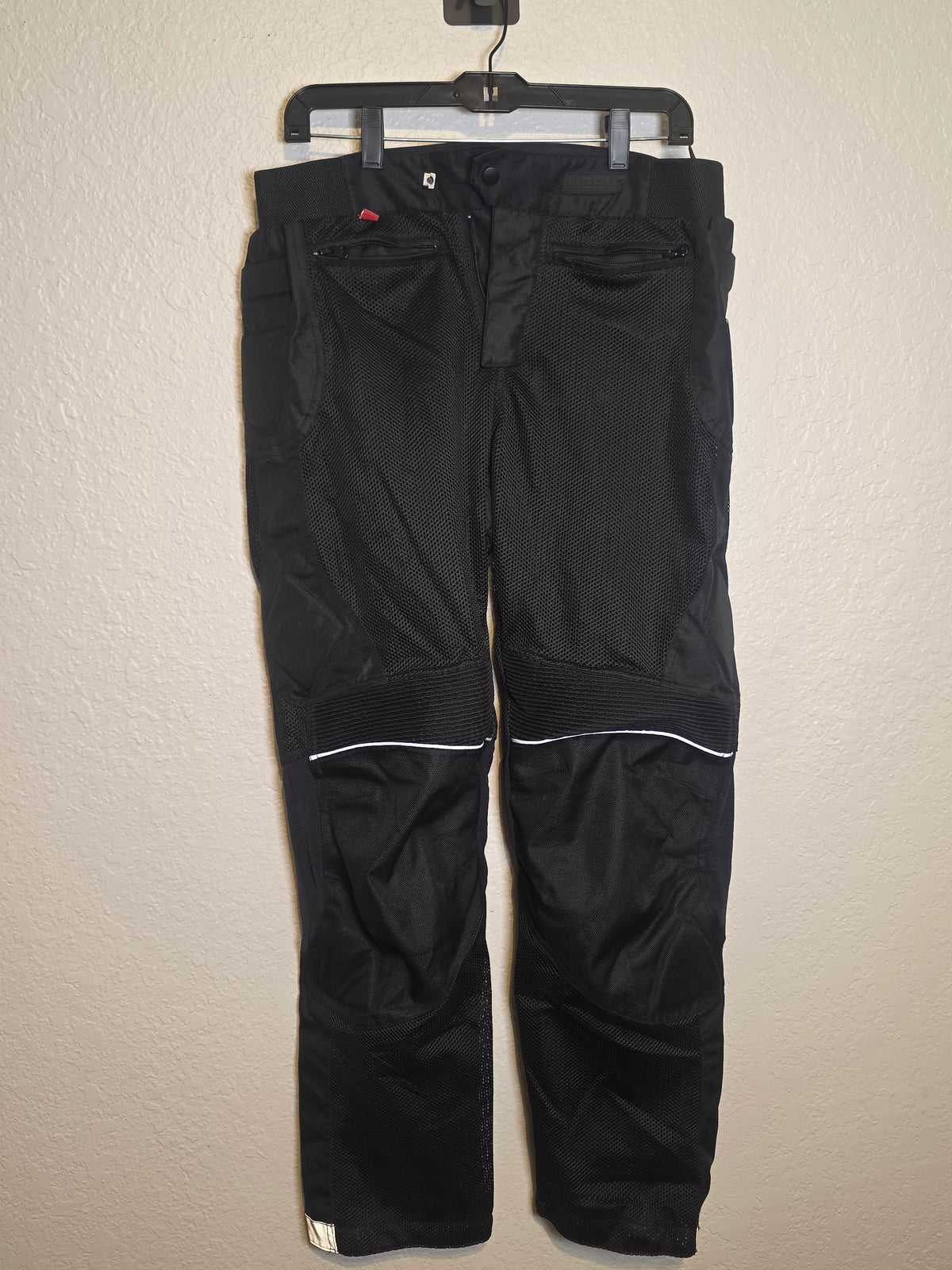 Title: NORU Kiryu Mesh Motorcycle Pants – Black – Medium