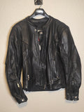 Cortech LNX Women’s Leather Motorcycle Jacket – Small/8 – Black