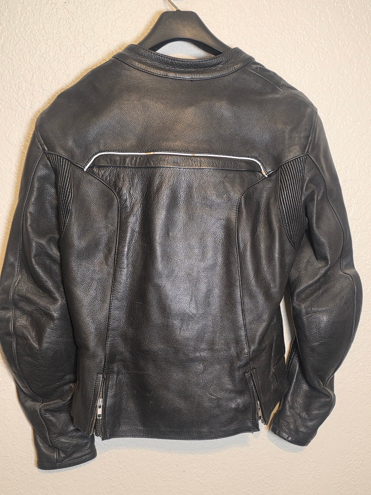 Cortech LNX Women’s Leather Motorcycle Jacket – Small/8 – Black